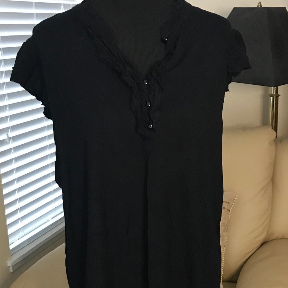 Women’s black knit s/s dress